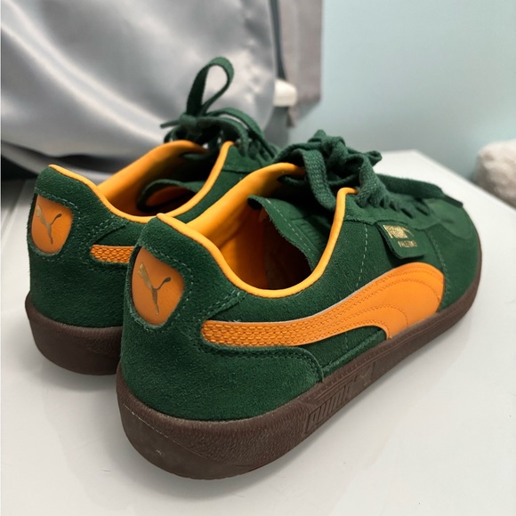 Palermo logo-tab suede low-top trainers - Picture 7 of 10